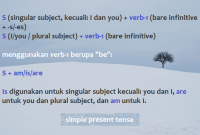 simple present tense